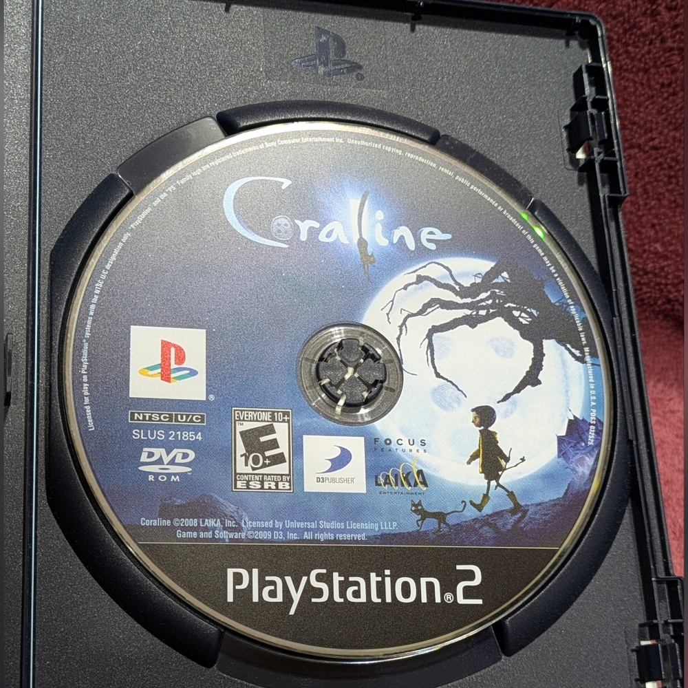 🔥CORALINE 🔥 Rare Sony PS2 Complete Game In Box | VGC - Picture 7 of 10
